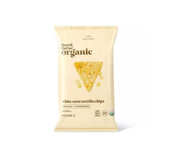 Chips de Tortilha de Milho Branco Orgânico